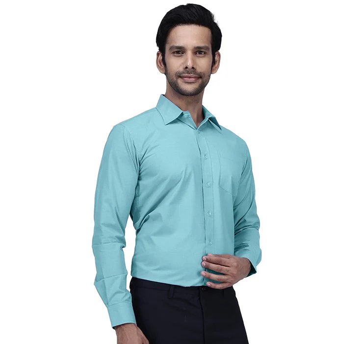 Teal Mist Office Shirt