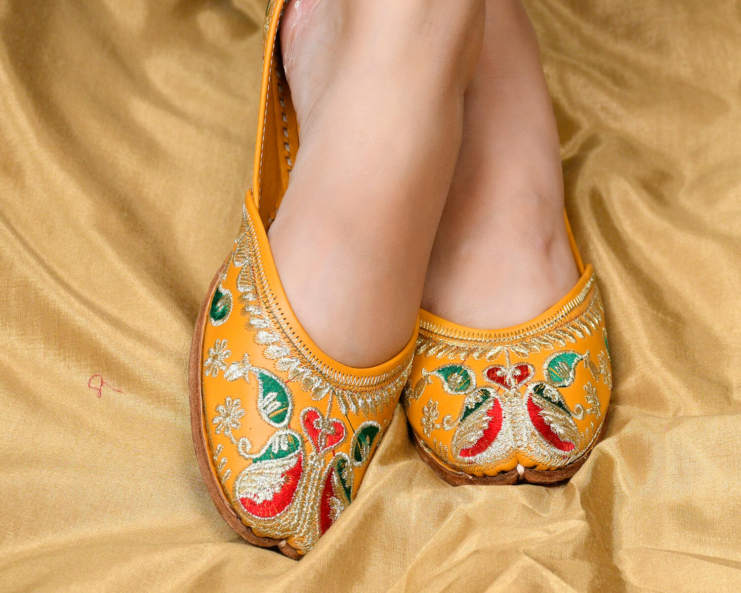 Golden Phulkari Charm