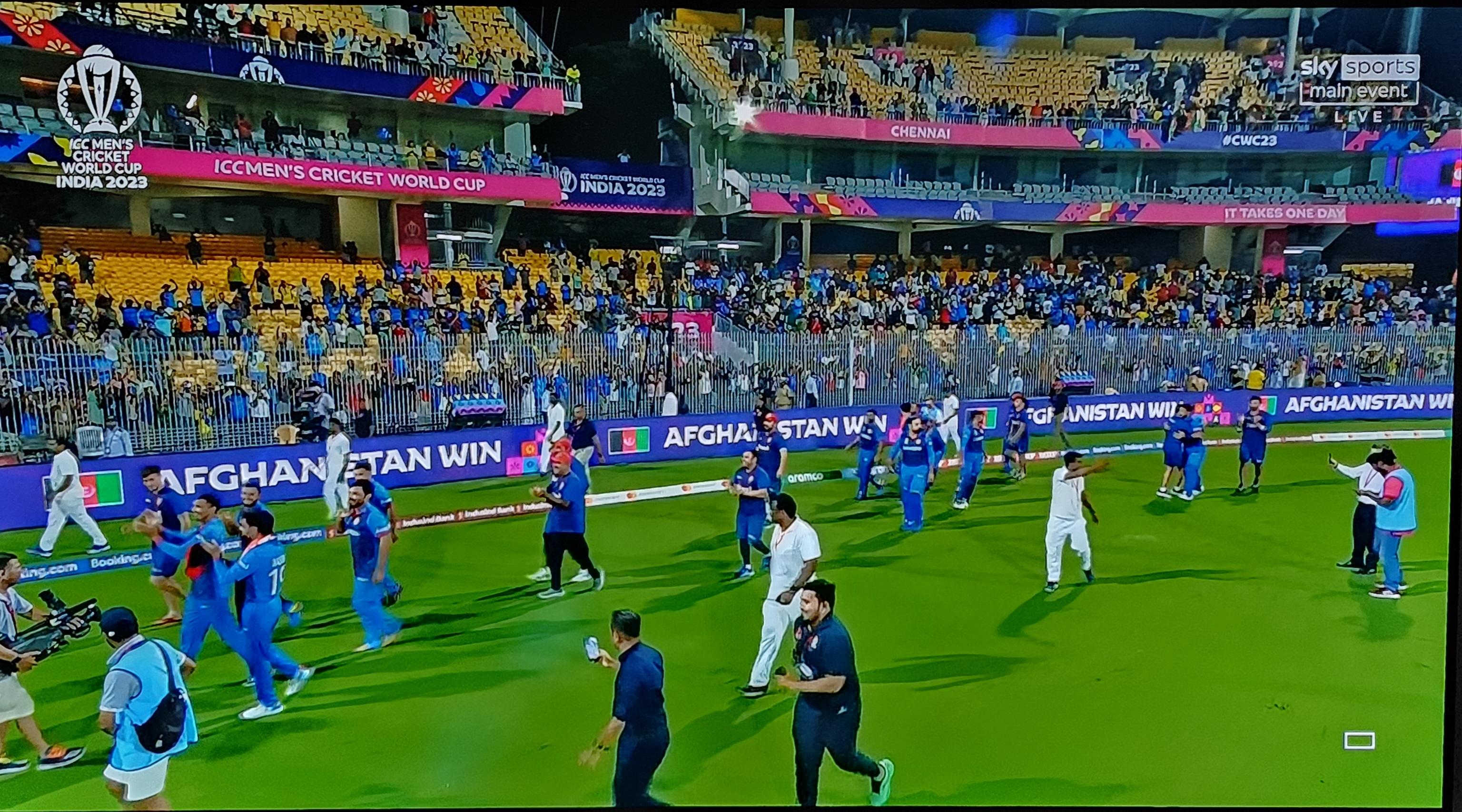 Afghanistan’s fielding earns applause