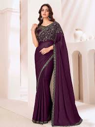 Dusky Plum Pure Chiffon