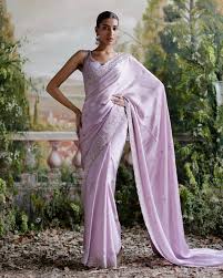 Lavender Gold Organza Whisper