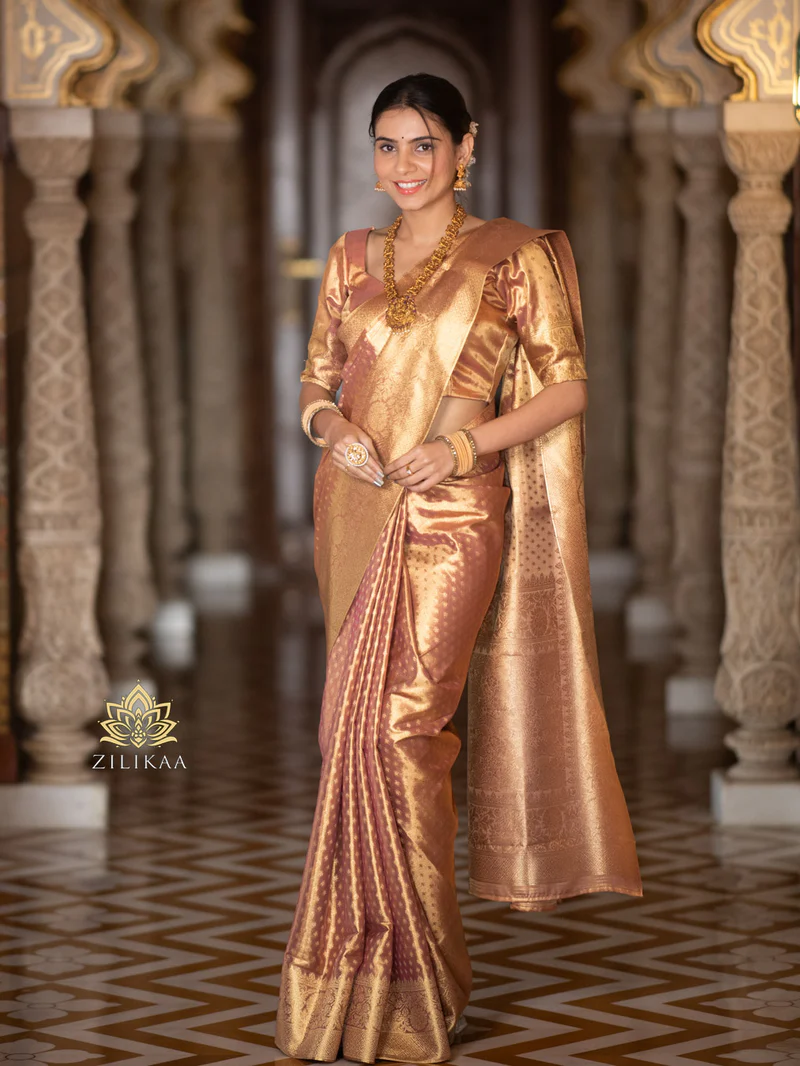 Caramel Glow Tissue Silk