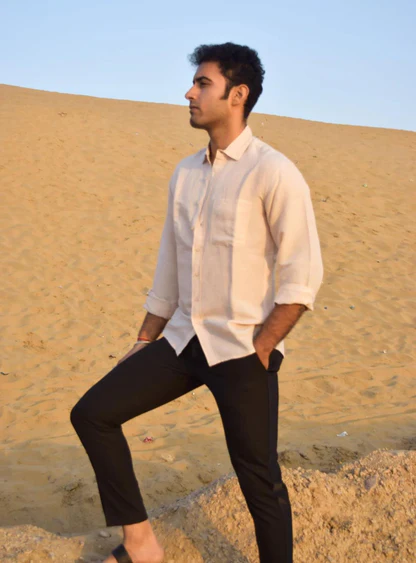 Ivory Sand Dress Shirt