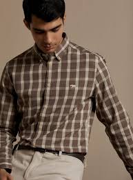 Charcoal Pine Grid Shirt