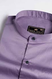 Iced Lavender Cotton Shirt