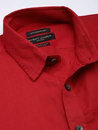 Burnt Amber Linen Shirt