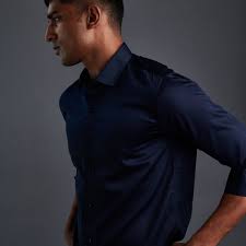 Ashen Navy Dress Shirt