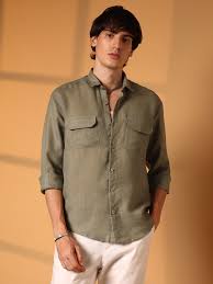 Olive Green Utility Shirt