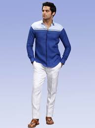 Ocean Wave Cotton Shirt