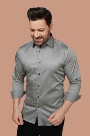 Steel Grey Business Shirt