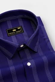 Royal Indigo Checked Shirt