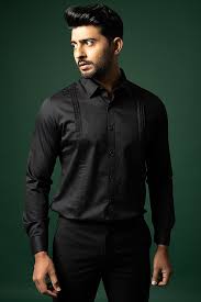 Onyx Black Party Shirt