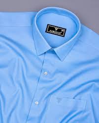 Ice Blue Soft Cotton Shirt