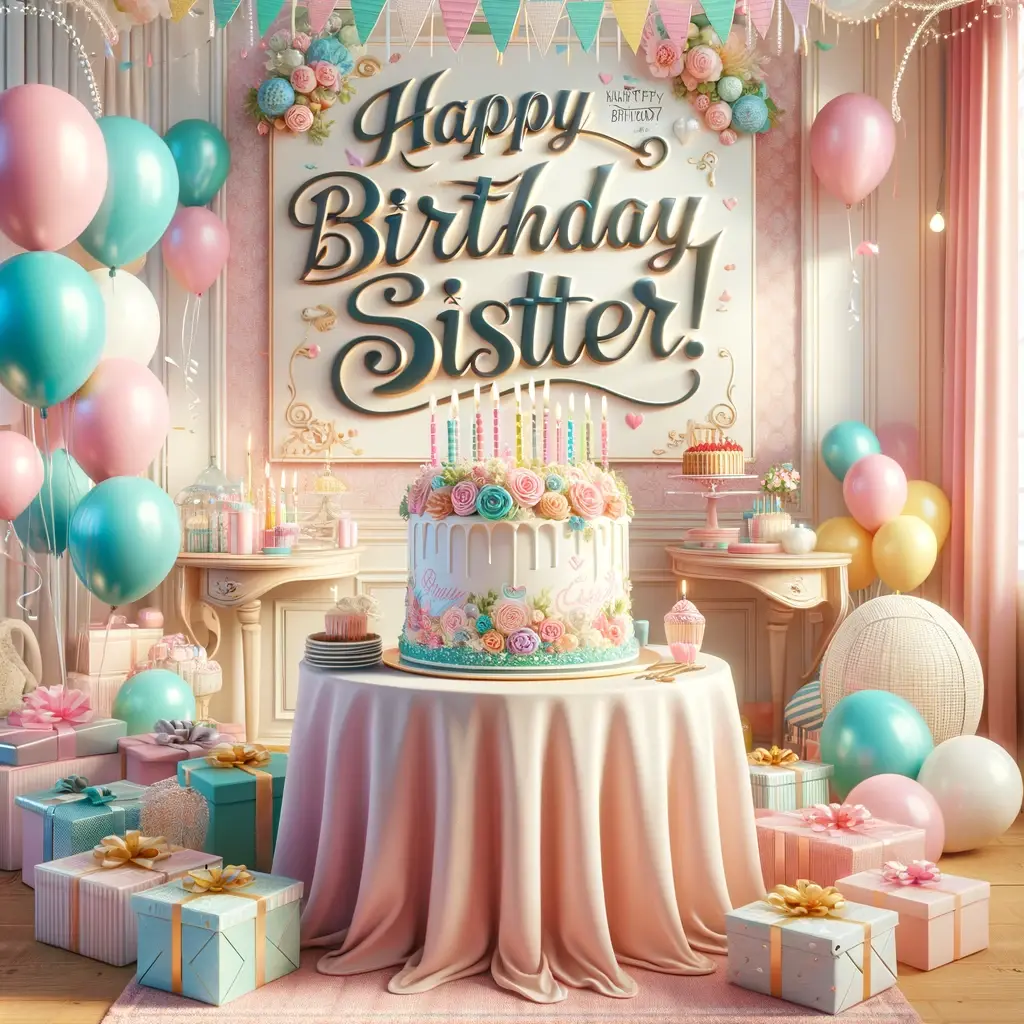 Sister Birthday Love Note