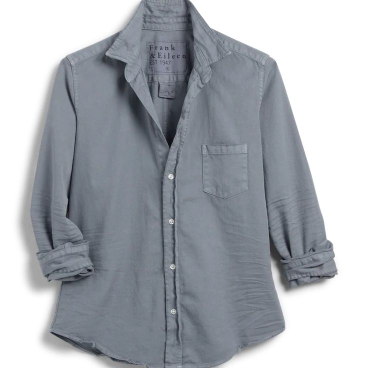Pebble Grey Button Down Shirt