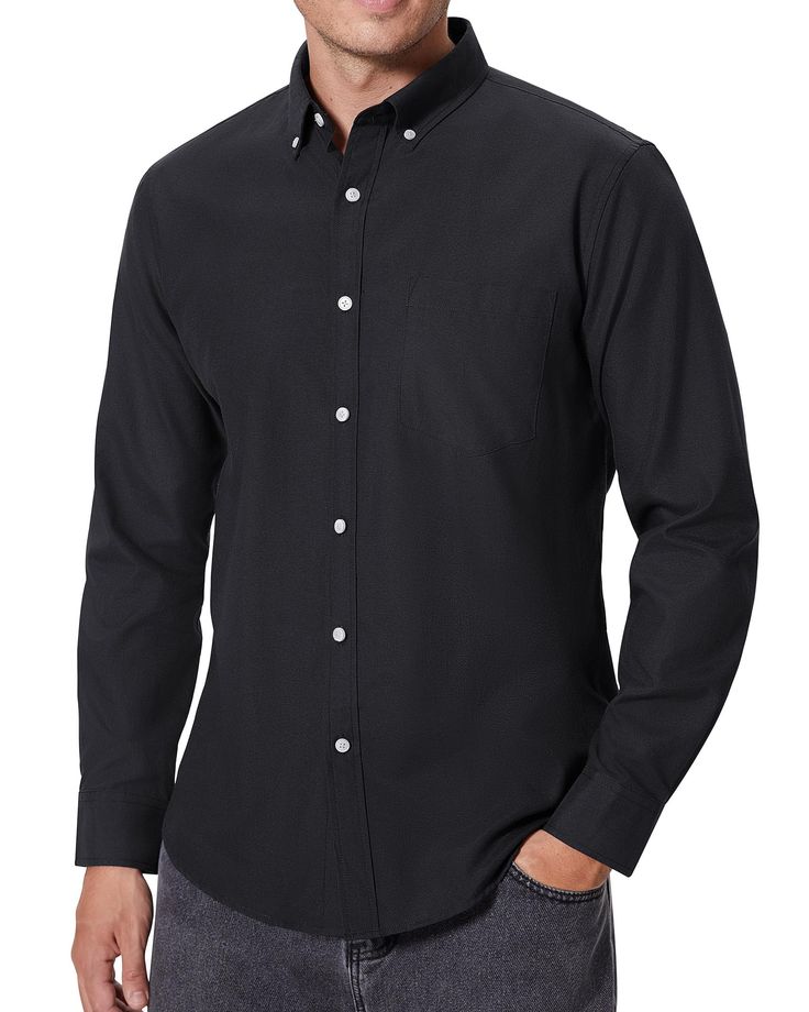 Ash Black Casual Oxford