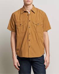 Golden Ochre Half Sleeve Shirt