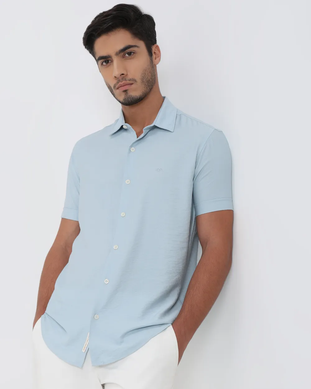 Soft Sky Blue Casual Shirt