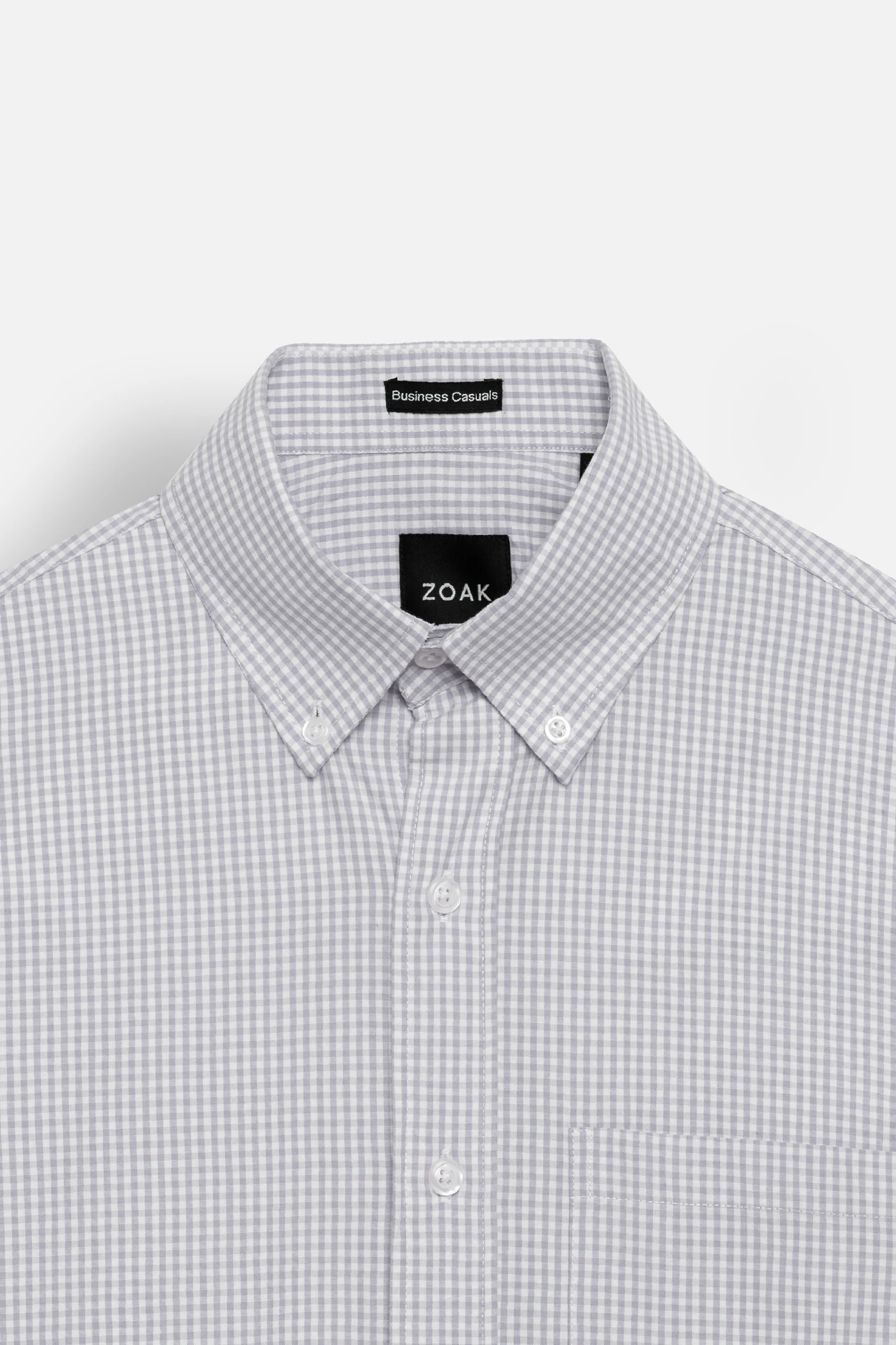 Mist Grey Checked Shirt