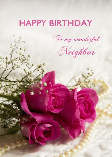 Birthday Wishes for Neighbors