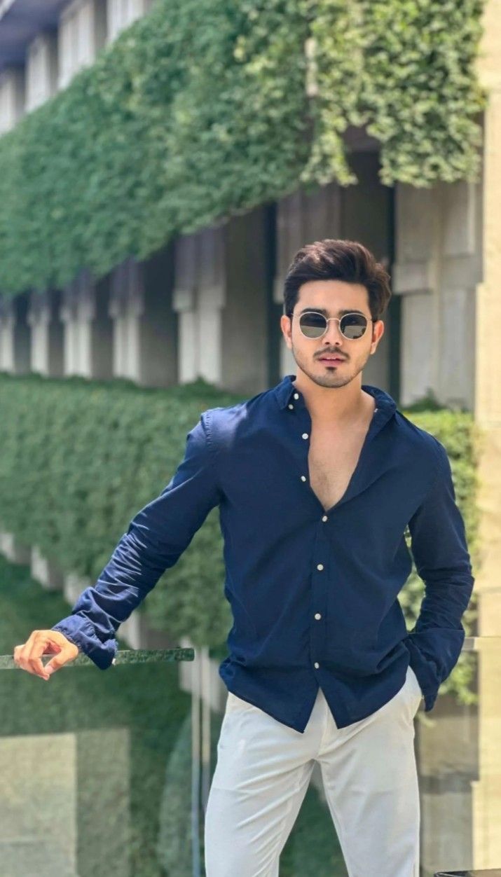 Midnight Blue Linen Shirt