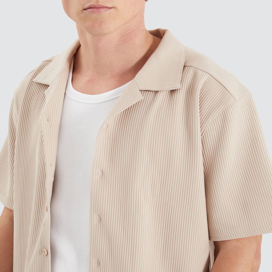 Sand Beige Resort Shirt