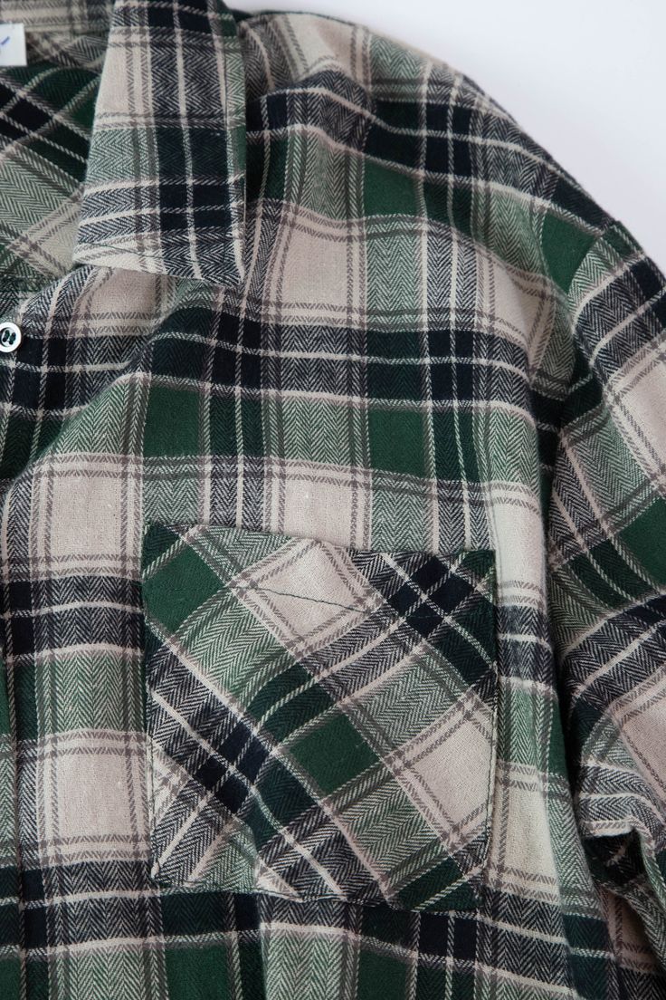 Forest Green Check Flannel