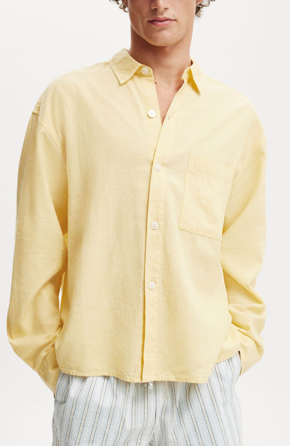 Honey Mustard Casual Shirt