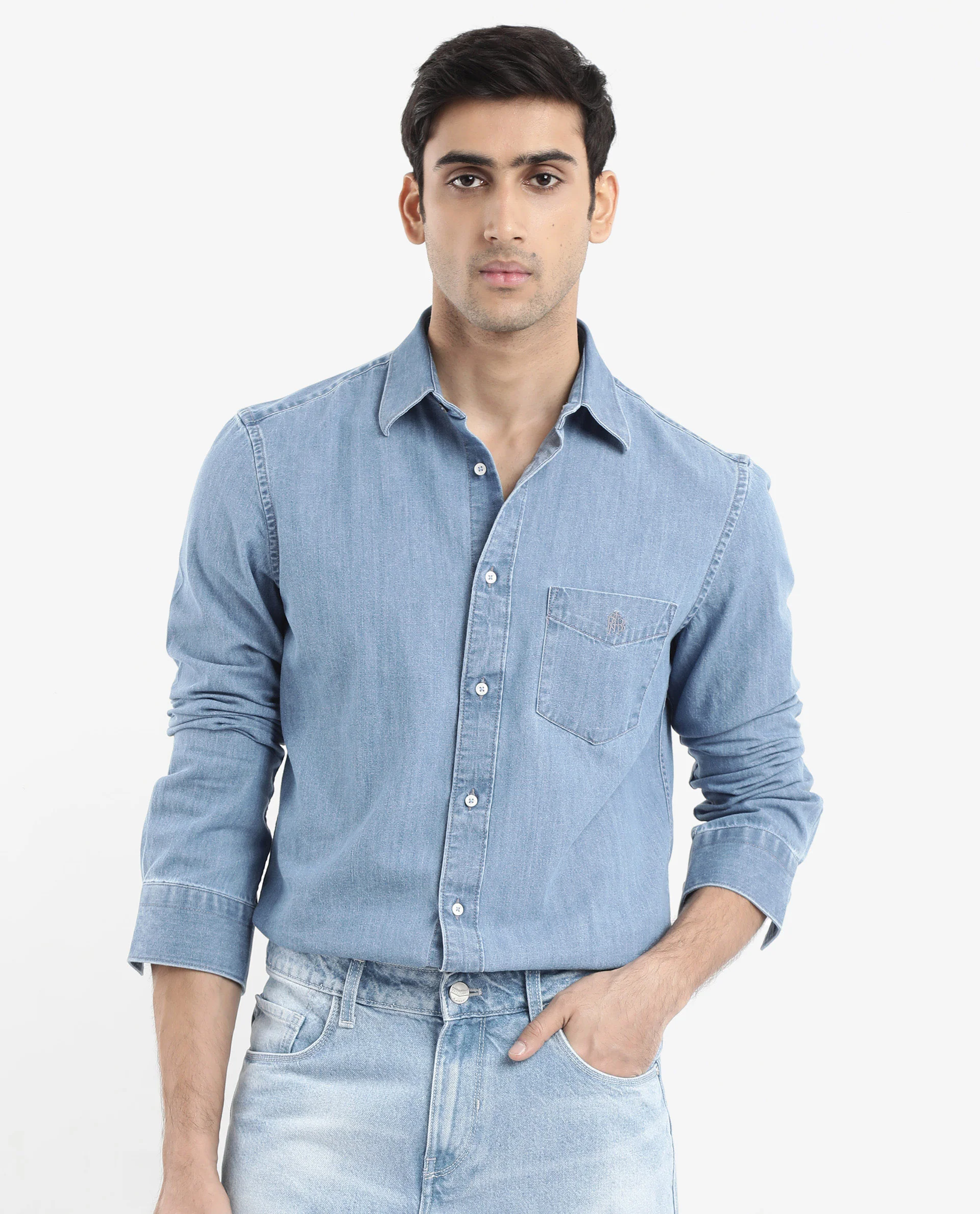 Storm Blue Denim Shirt