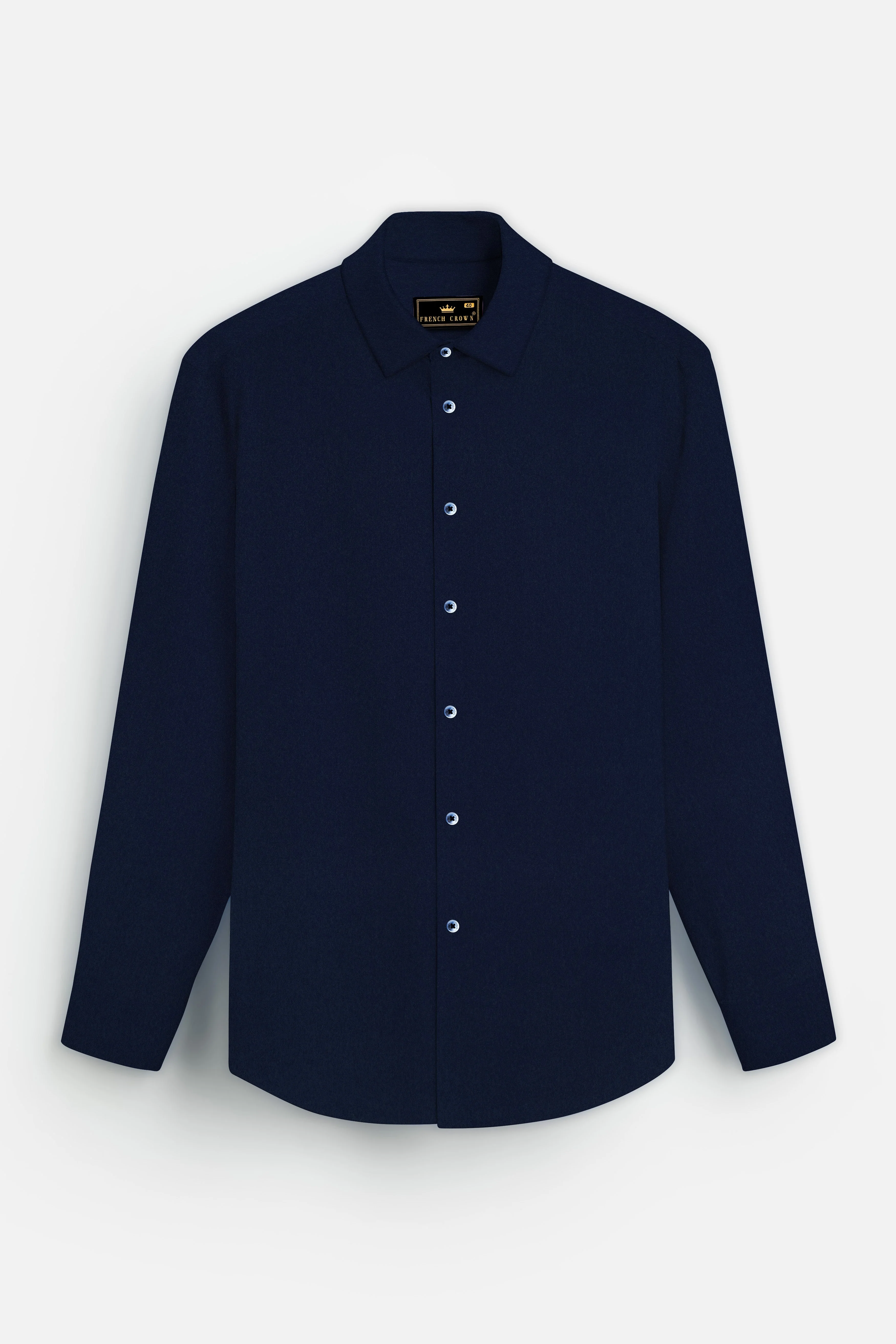 Ocean Mist Cotton Shirt