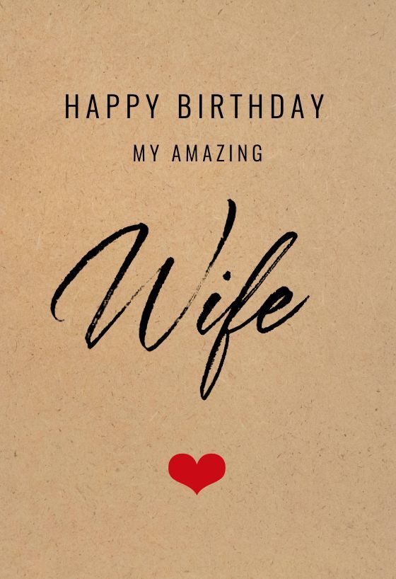 Wife Birthday Wish