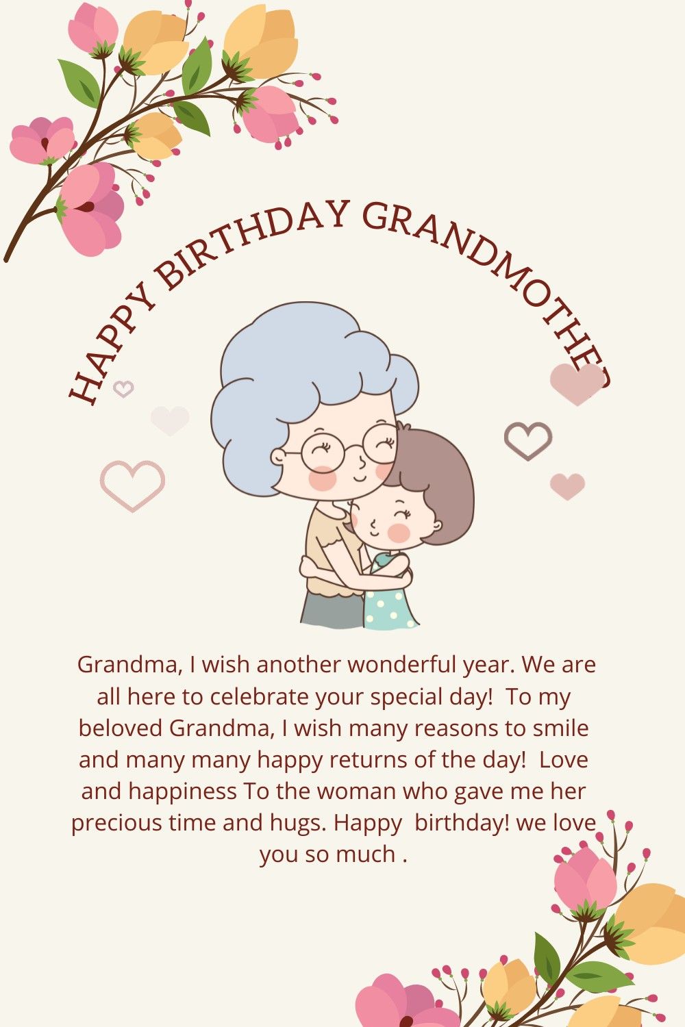 Grandparent Birthday Wish