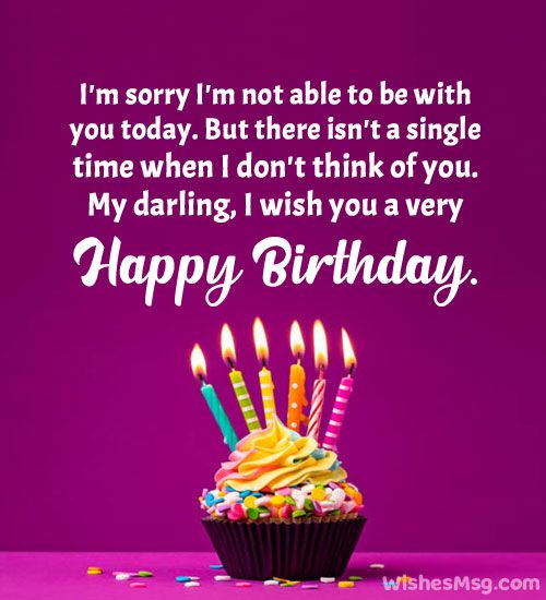 Long Distance Birthday Wish