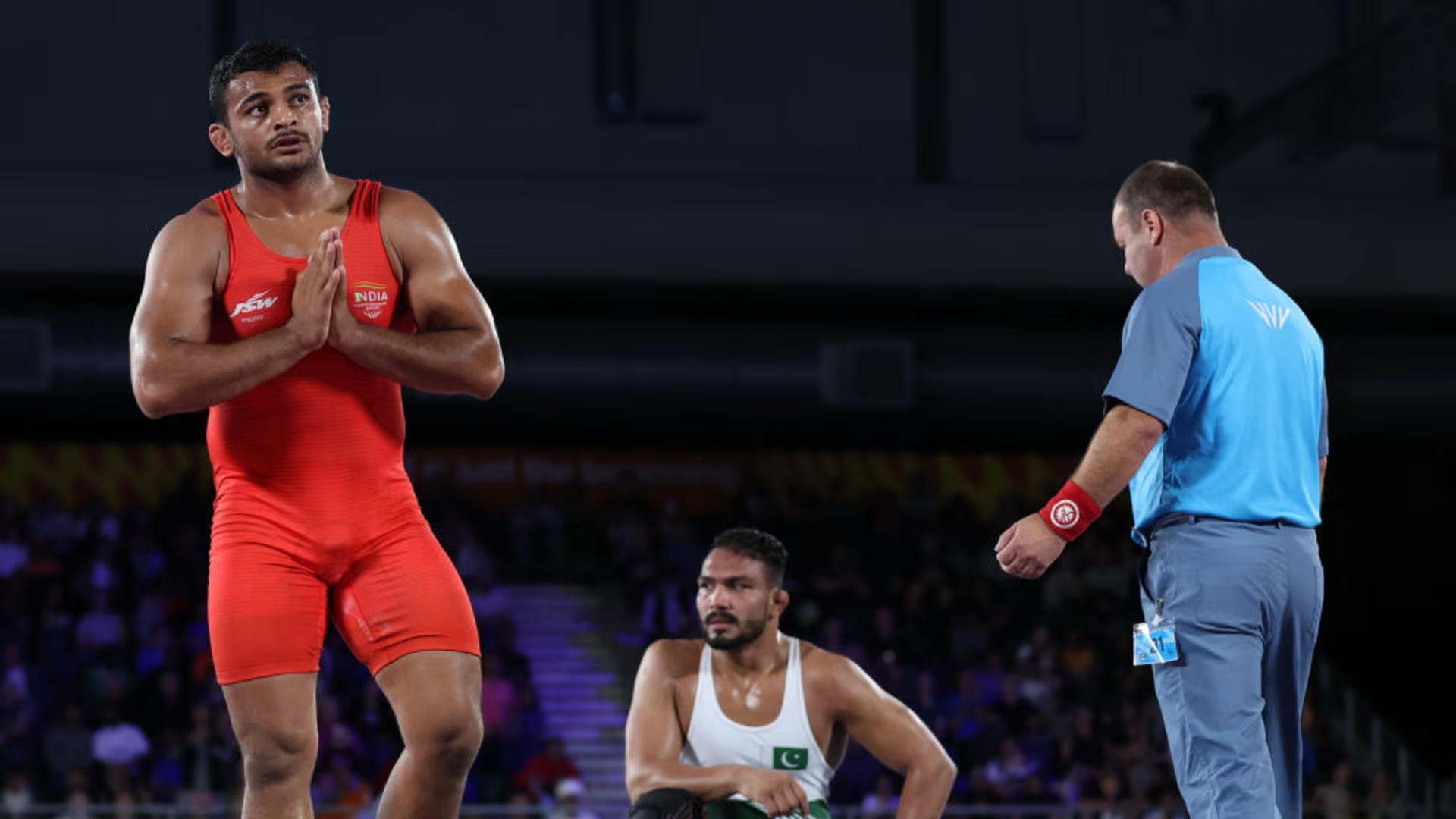 India Dominates Commonwealth Wrestling Meet