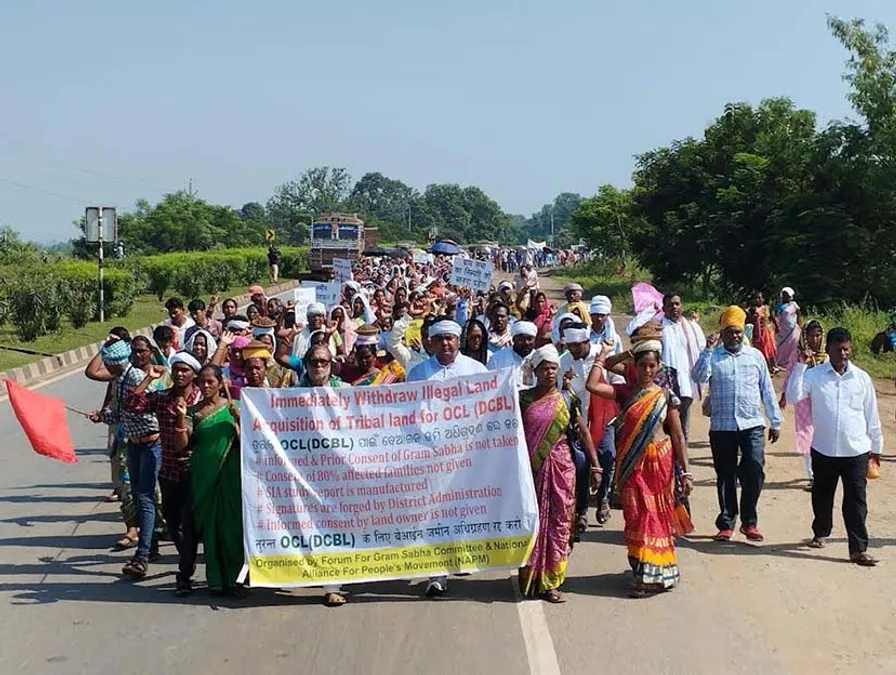 Residents Protest Against Land Acquisition