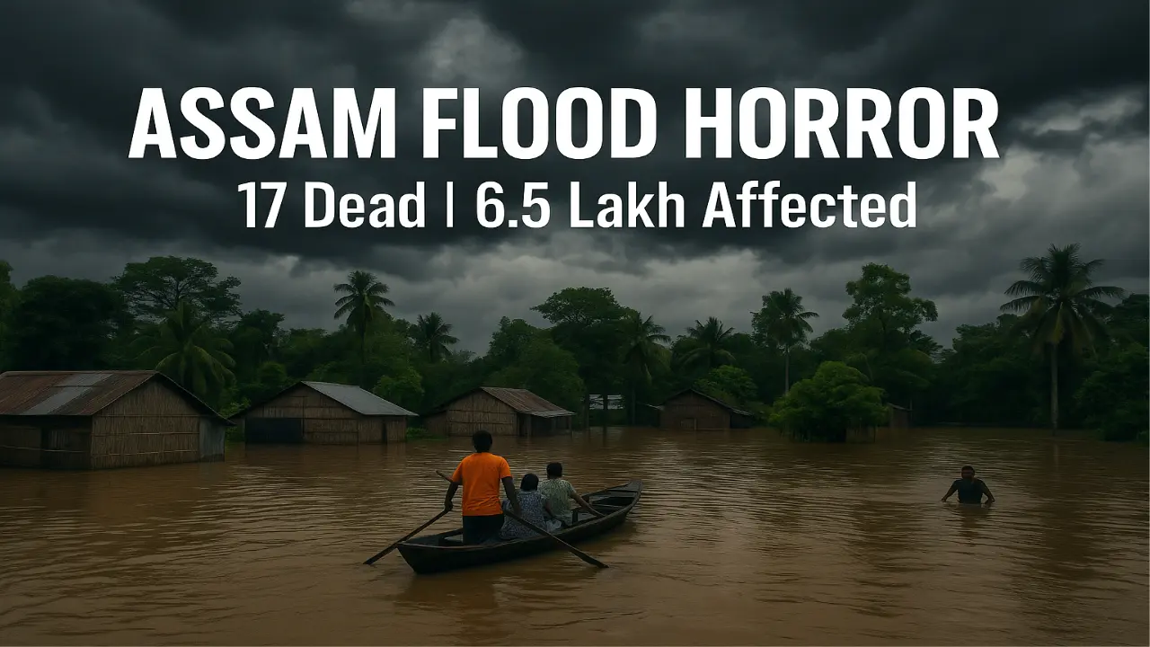 Floods Hit Assam Villages