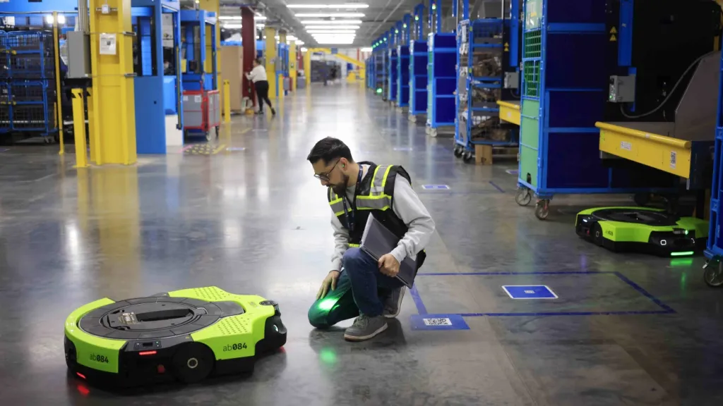 Amazonas deploys 1M warehouse robots