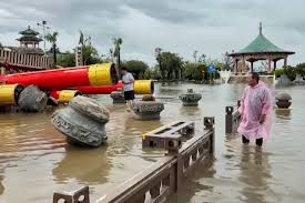 Typhoon Danas disrupts East Asia sport