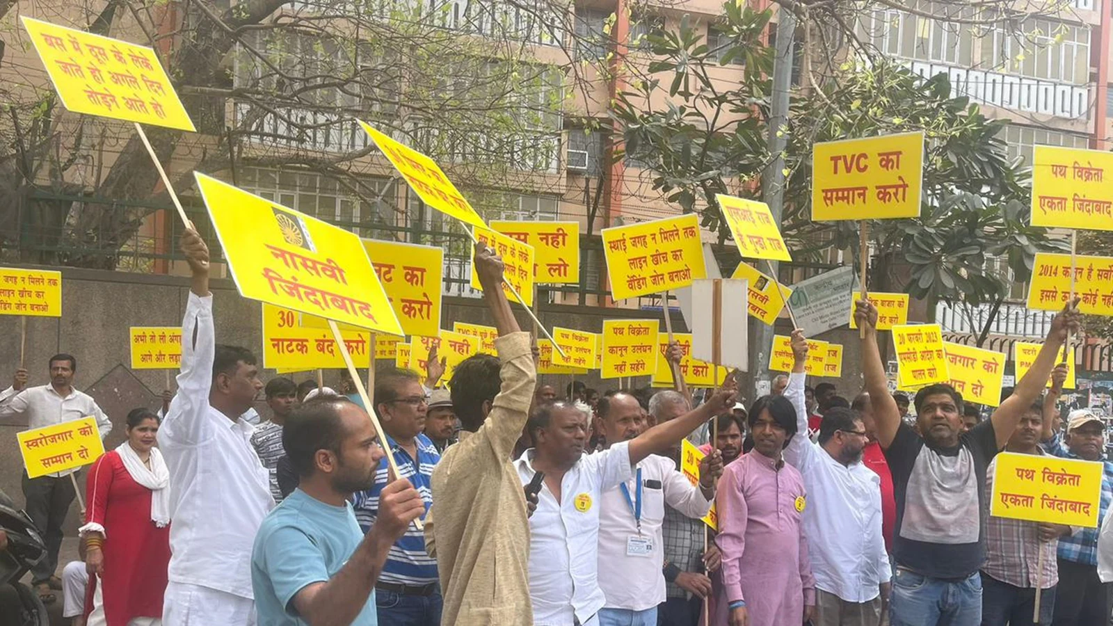 Street Vendors Protest Relocation Plans, Cite Economic Impact
