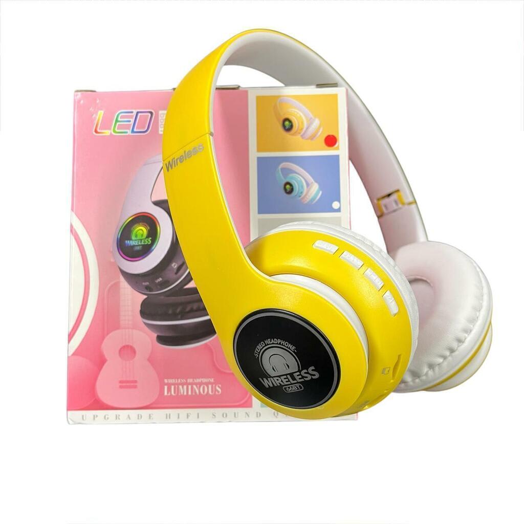 AURICULAR VINCHA CON LUCES LED INALAMBRICO 66BT