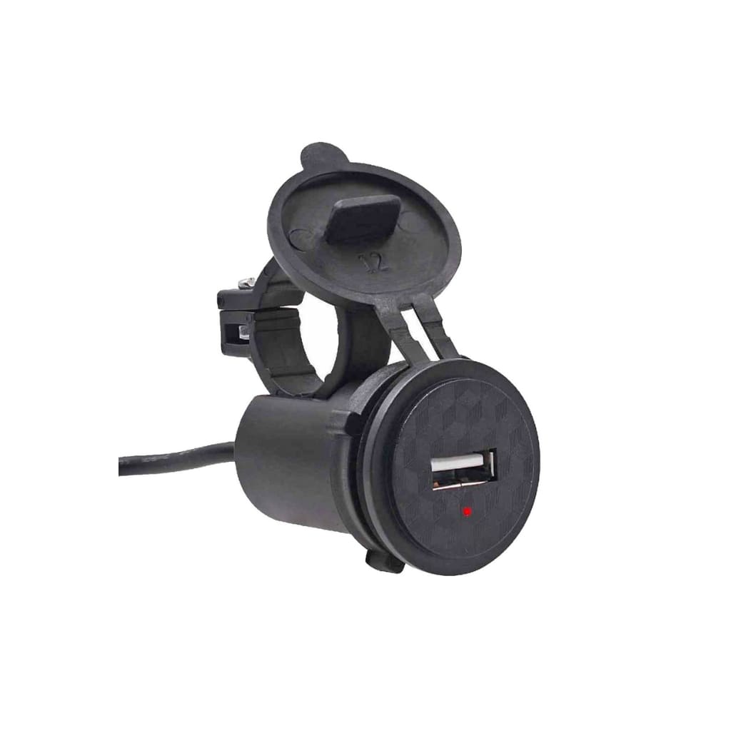 CARGADOR MOTO 12V 1USB 2.1A ONLY