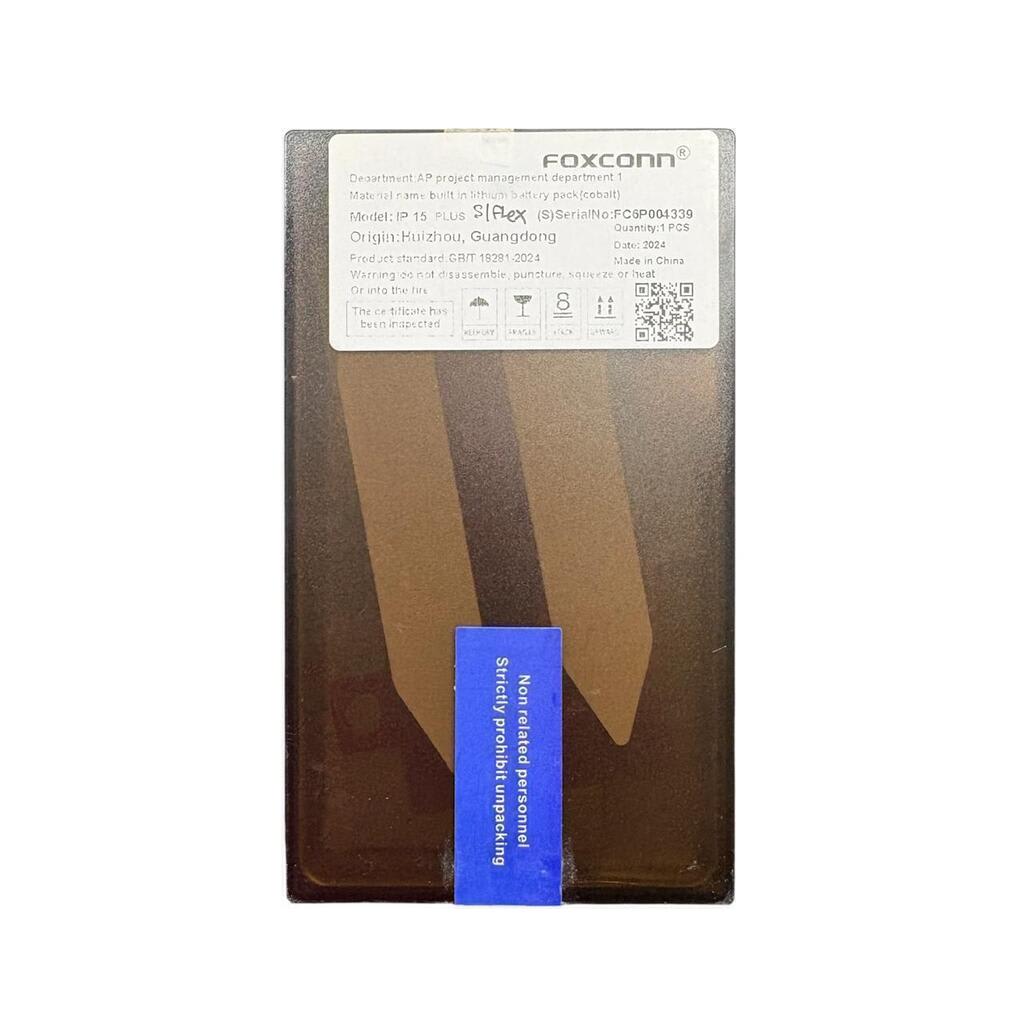 BATERIA IPHONE 15 PLUS S/FLEX FOXCONN PREMIUM