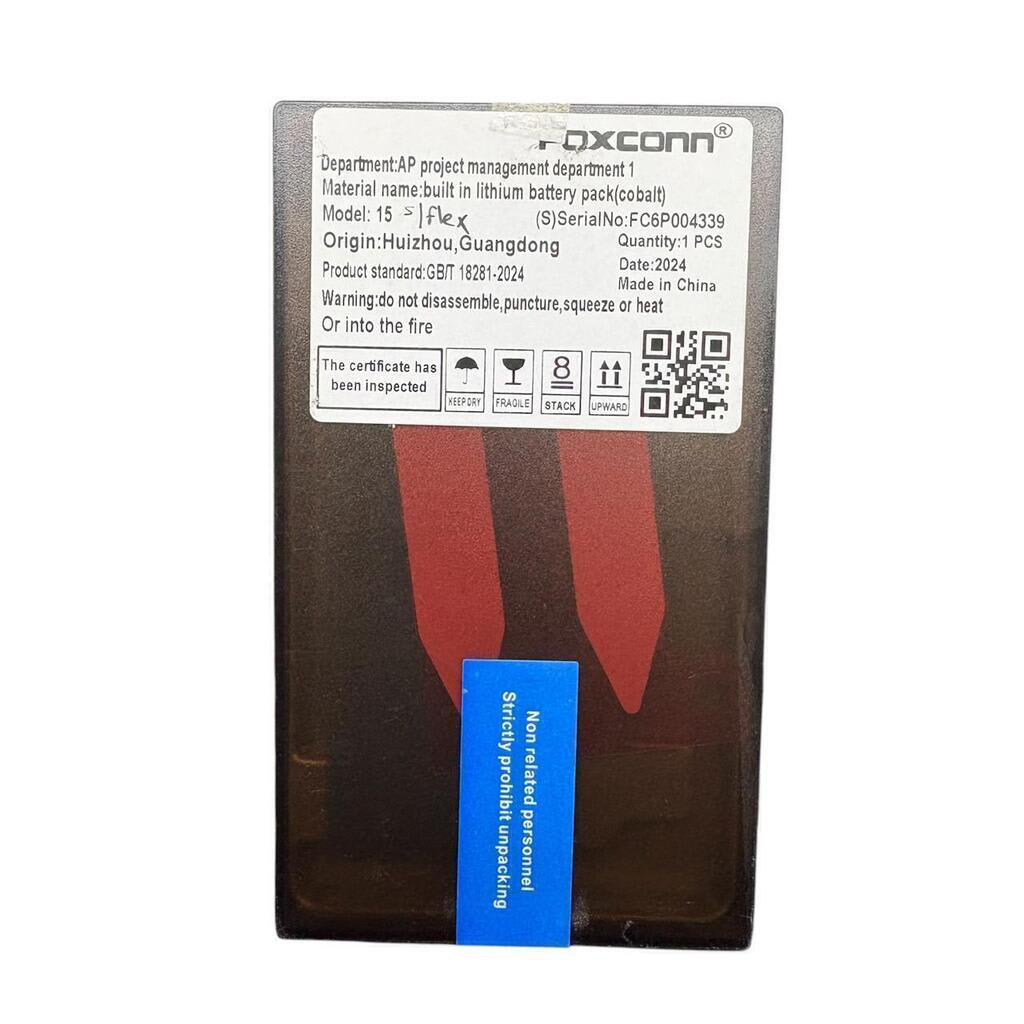 BATERIA IPHONE 15 S/FLEX FOXCONN PREMIUM