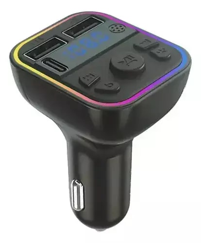 TRANSMISOR FM BLUETOOTH USB + TIPO C NM-CAR38