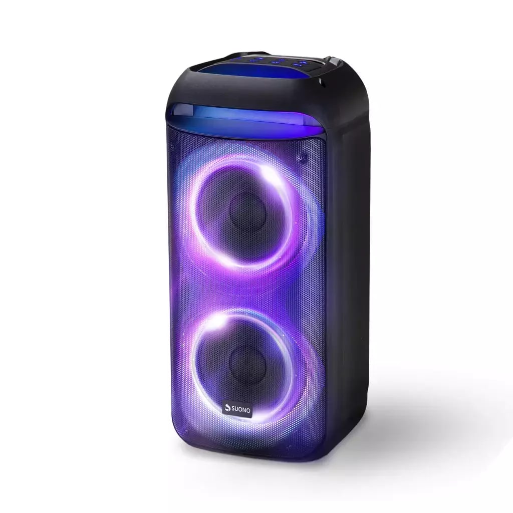 PARLANTE TORRE SUONO BLUETOOTH TWS 2 X 8