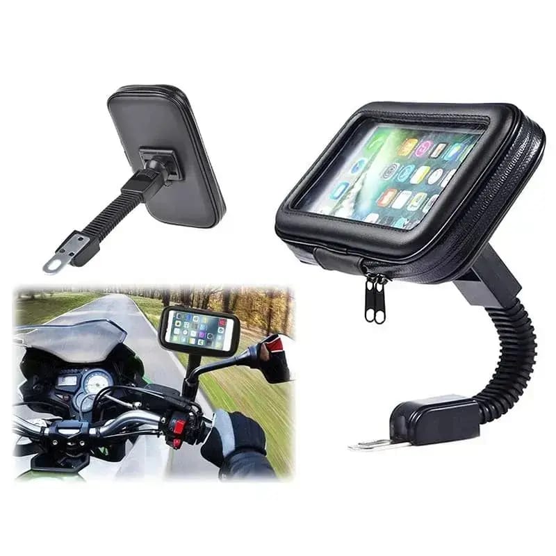 SOPORTE PARA CELULAR MOTO Y/O BICI FUNDA IMPERMEABLE TACTIL MT-63 6.2″