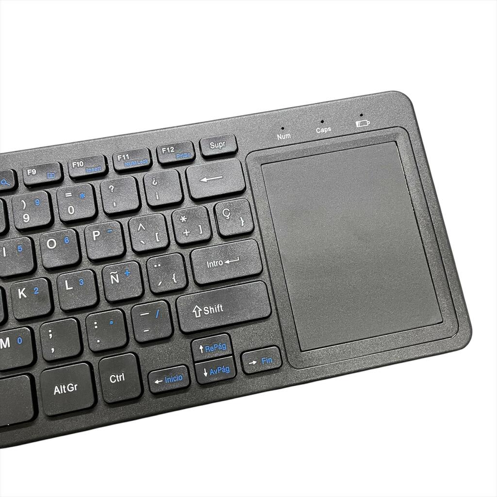 TECLADO INALAMBRICO CON TOUCHPAD NM-KB910 miniatura 2