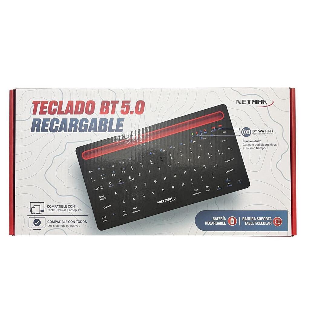 TECLADO RECARGABLE NETMAK KB650 miniatura 3