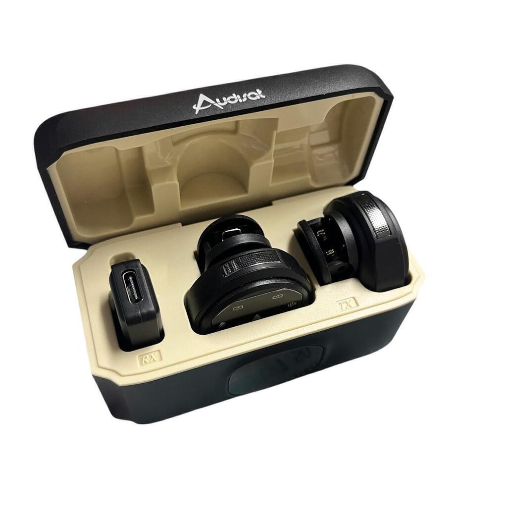 MICROFONO INALAMBRICO CORBATERO AUDISAT XVLOG USB C miniatura 3