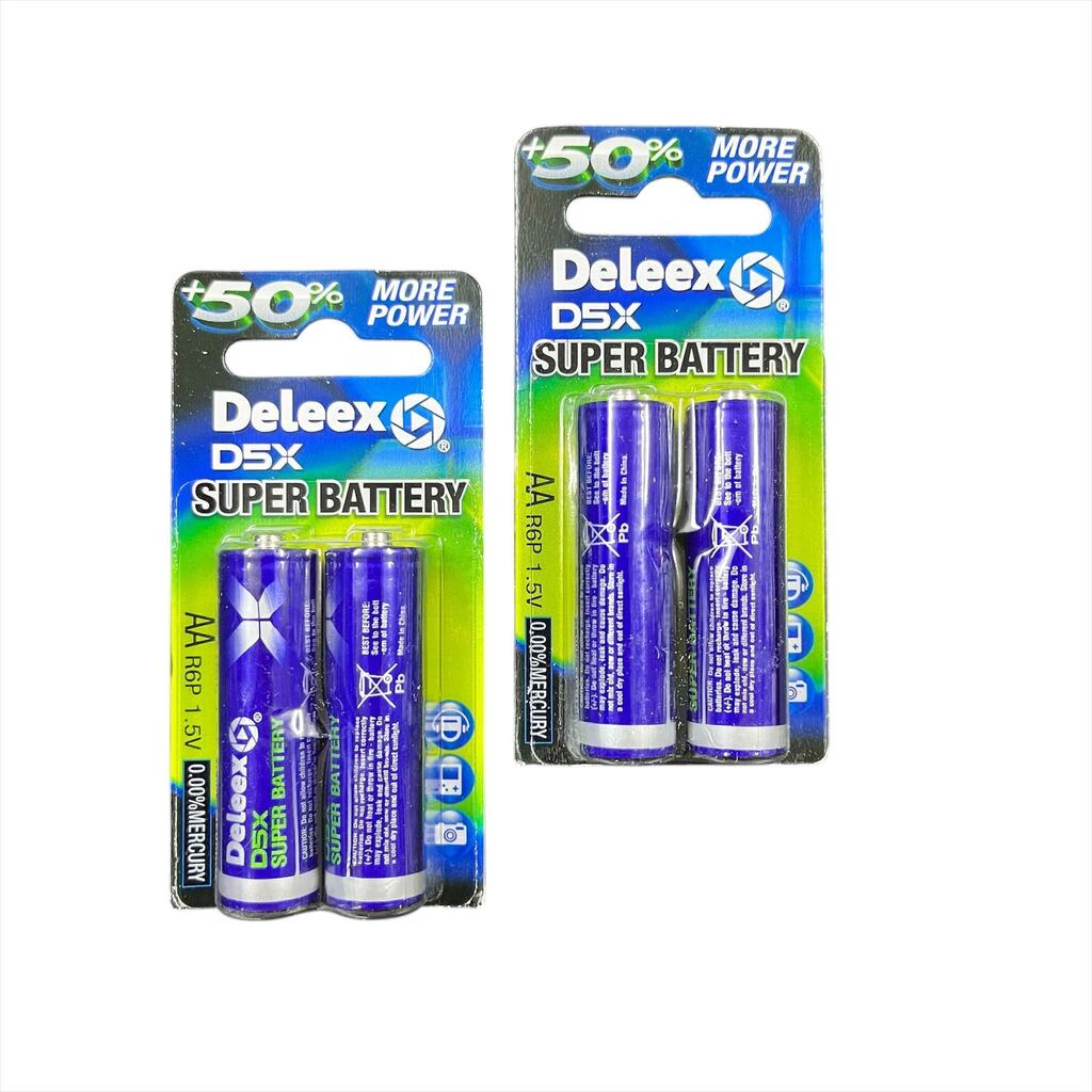 PILAS DELEEX AA PACK X2 - imagen 1